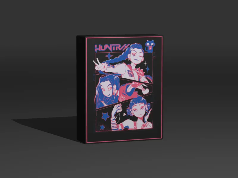 Kpop Demon Hunters 4 color Lightbox
