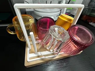 Mug Holder with Tray