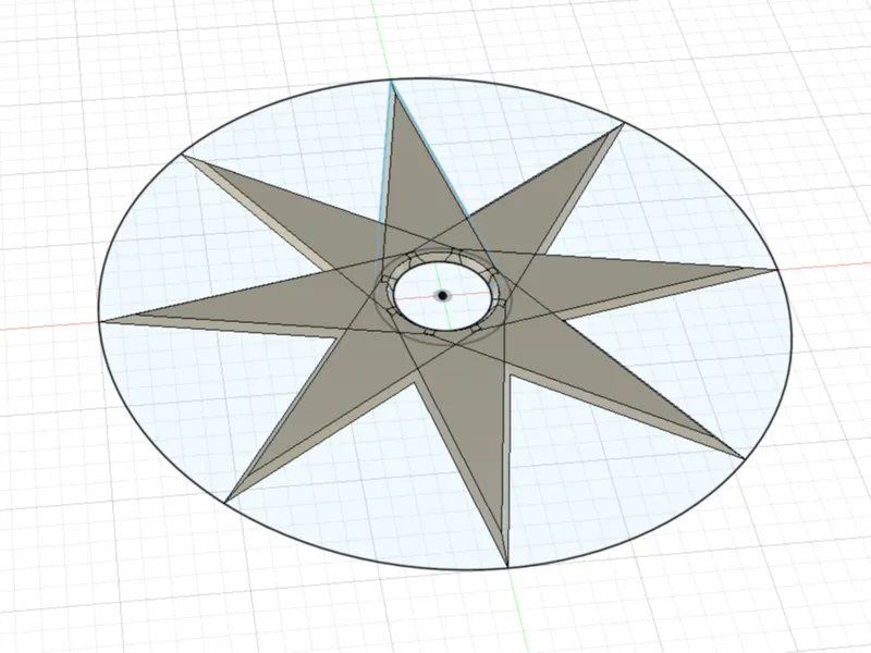 Parametric Throwing Star (Fusion 360)