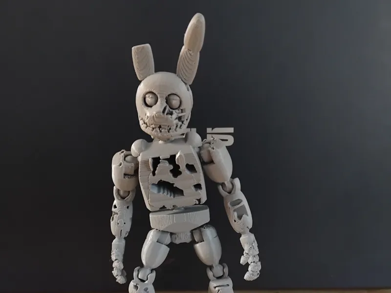 Withered Springbonnie Action figure