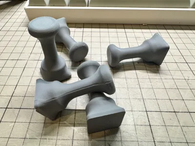 Small post for hanging things
