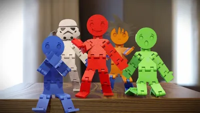 Back Buddies – Print-in-Place & Posable Paper Doll