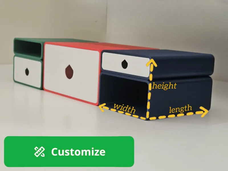 Drawer System - parametric and stackable