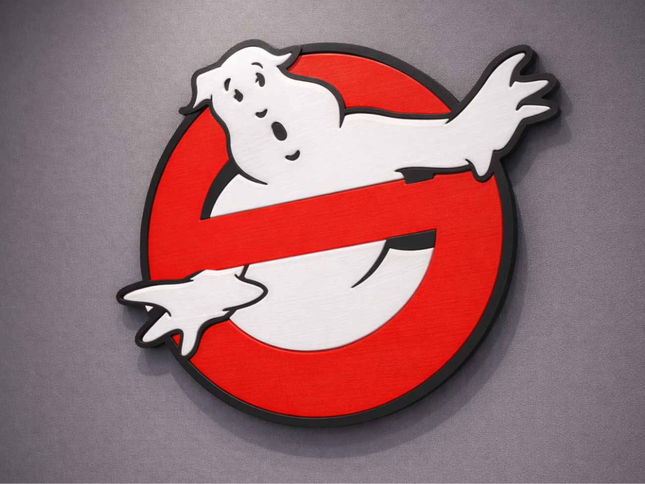 Ghostbusters Logo Full Plate AMS Ready Decor 