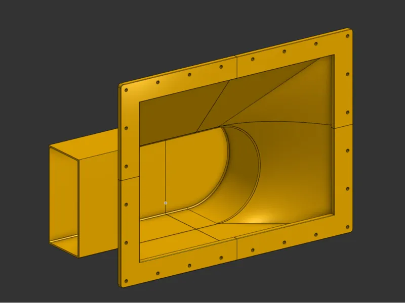 Spray booth - extraction part