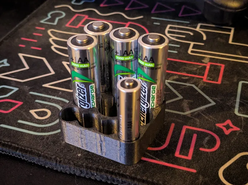 6x AA and 4x AAA Battery Holder