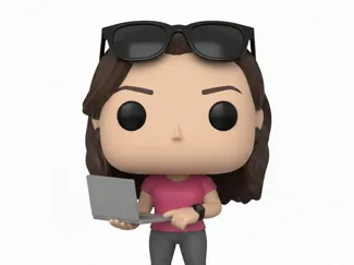 funko con computadora