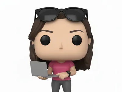 funko with computer
