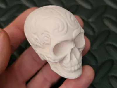 Patterned Skull