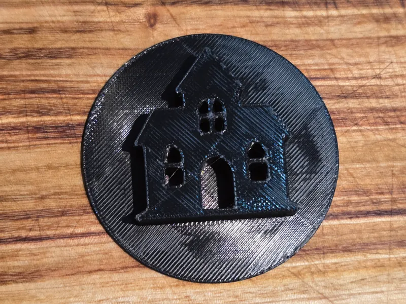 Halloween cookie embosser