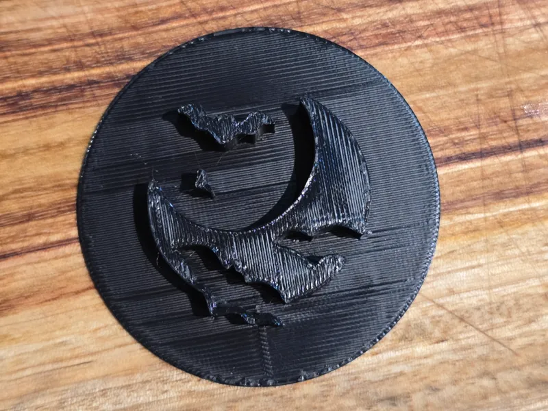 Halloween cookie stamp - moon bat