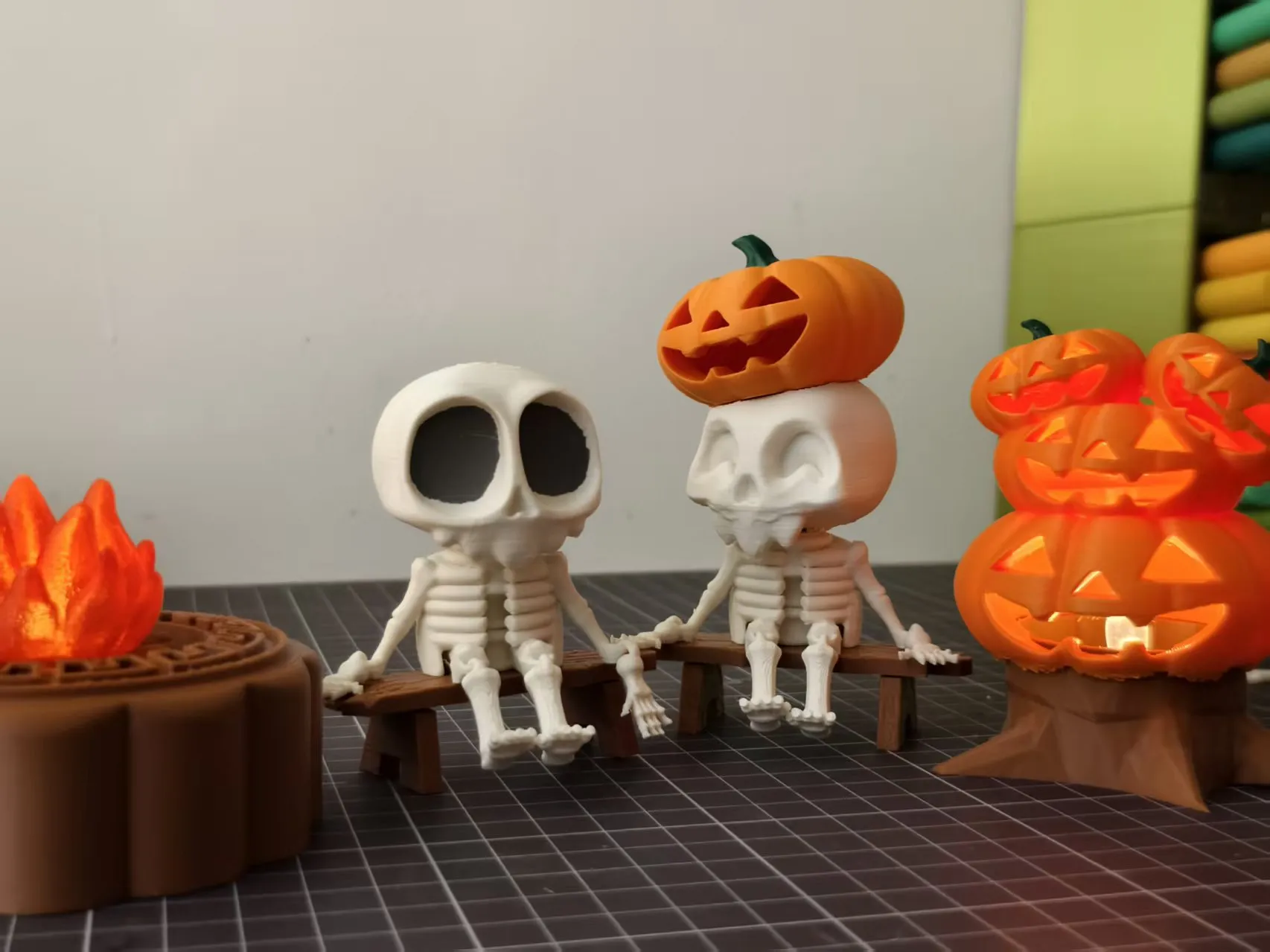 Halloween Skeleton 1.2 - Free 3D Print Model - MakerWorld