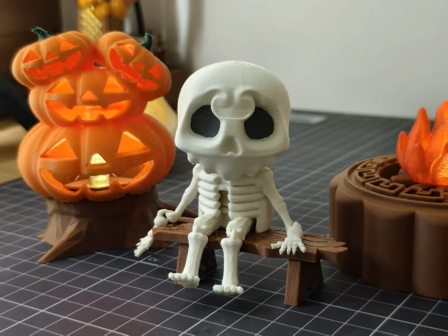 Halloween Skeleton 1.2 - Free 3D Print Model - MakerWorld