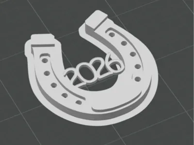 New Year's souvenir: Horseshoe 2026