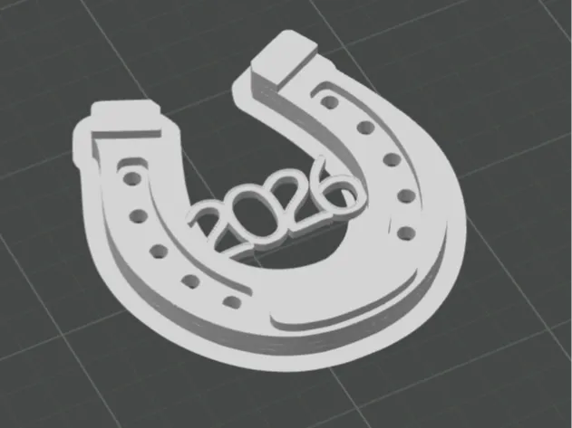 New Year's souvenir: Horseshoe 2026