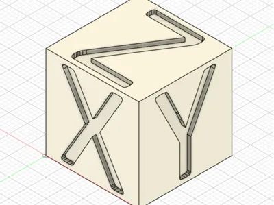 XYZ Calibration Cube
