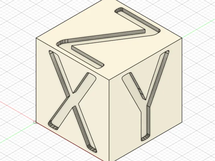 XYZ Calibration Cube