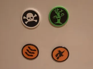 halloween fridge magnets