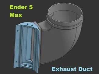 Ender 5 Max Exhaust Duct