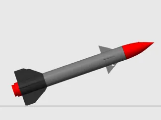 Nuclear missile from blattleship