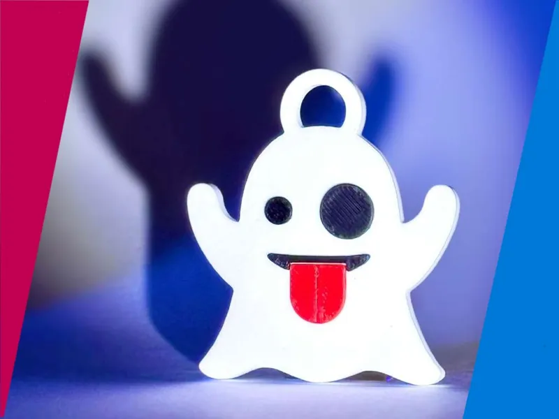 Ghost emoji halloween