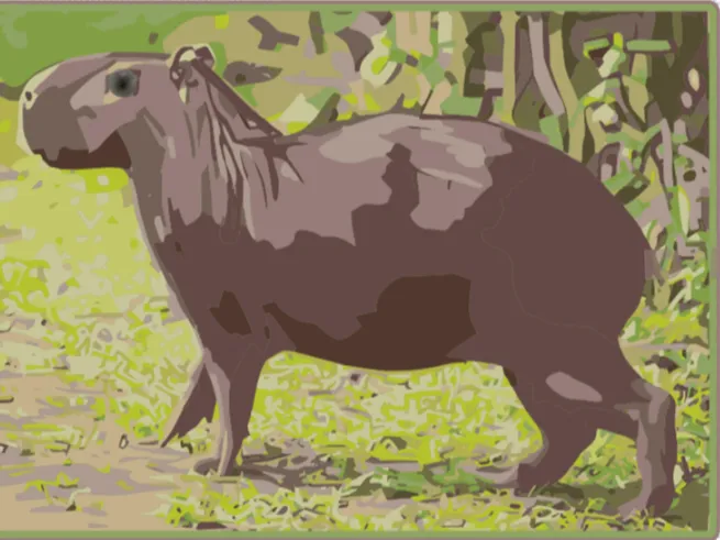 capybara keychain (not flexi)
