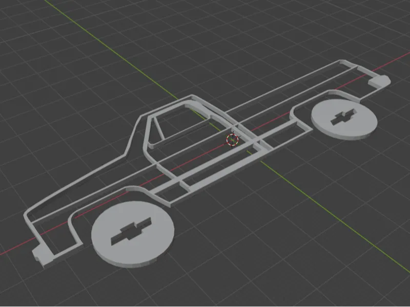 2D model chevy K10