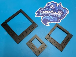 Nintendo Gamecube Thermal Pad Cutting Template