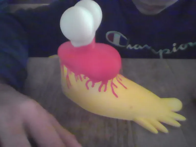scary foot decoration