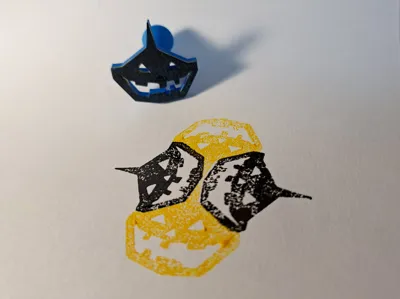 Spooky Stamp Pattern