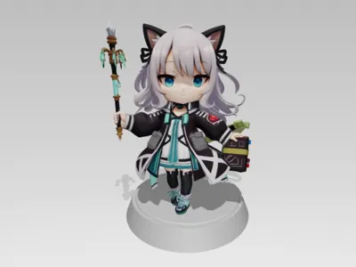 Arknights Mint Chibi Elite 1