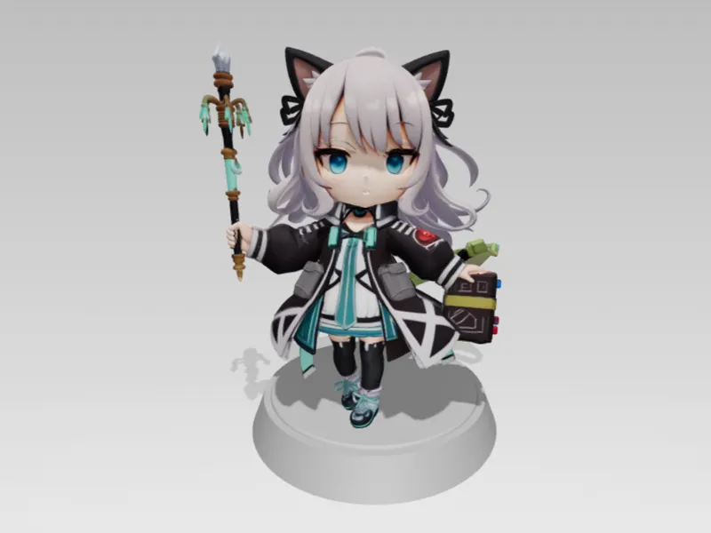 Arknights明日方舟Q版薄绿精一