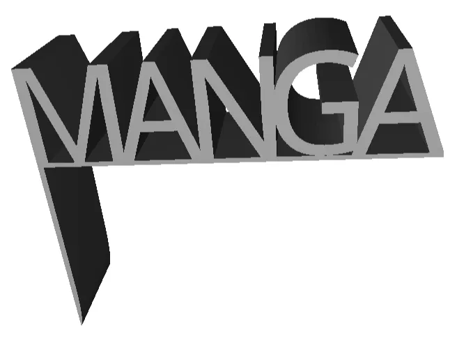 Fermalibro Scritta Manga