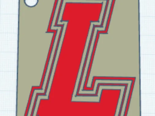 Lafayette Logo Keychain
