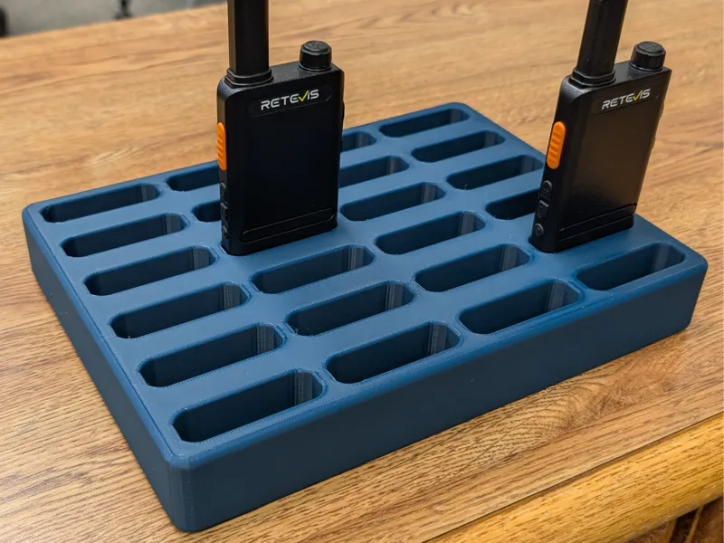 Retevis B3H desktop stand or dock for 24 radios