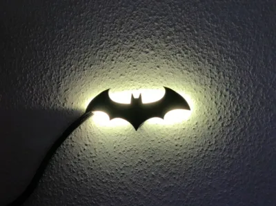 Batman LED Light, with LED Strip and Arduino/ESP32