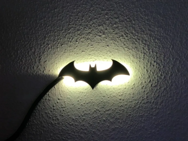 Batman LED Light, with LED Strip and Arduino/ESP32