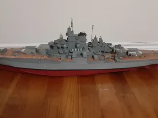 RC Scale USS California BB 44