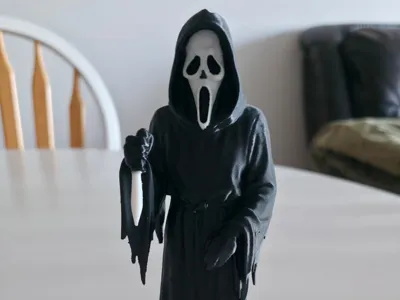 Ghostface Horror Statue – Scream 3D Model