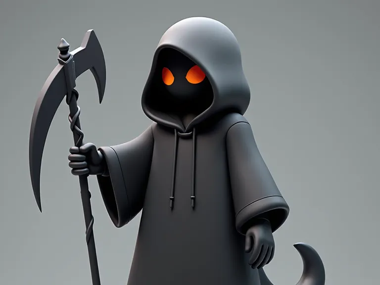 Hooded reaper