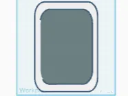 airplane window frame