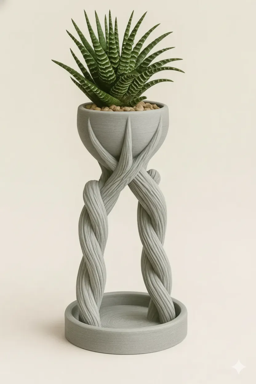 Unique Plant Pot - Free 3D Print Model - MakerWorld