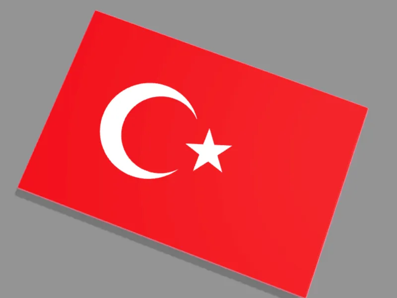 Türk Bayrağı Anahtarlık