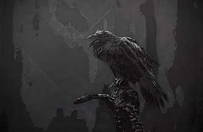 Crow / Raven HueForge / Filamentpainting Halloween