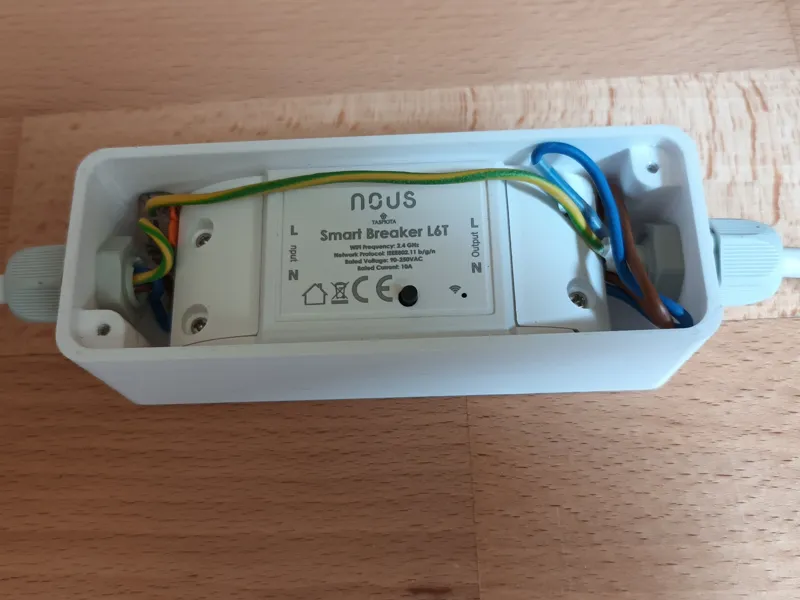 Gehäuse für Tasmota Schalter Nous L6T - esp8266 