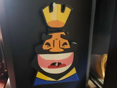 Clash Royale Laughing King Emote - Magnetic Piece