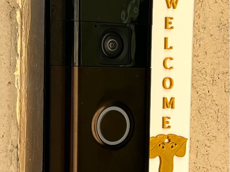 Welcome with Ganesh doorbell attachment