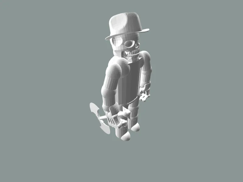 creepy skeleton 