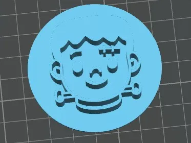 halloween stamp - frankies monster