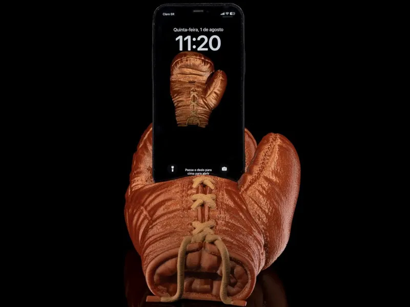 box glove phone stand